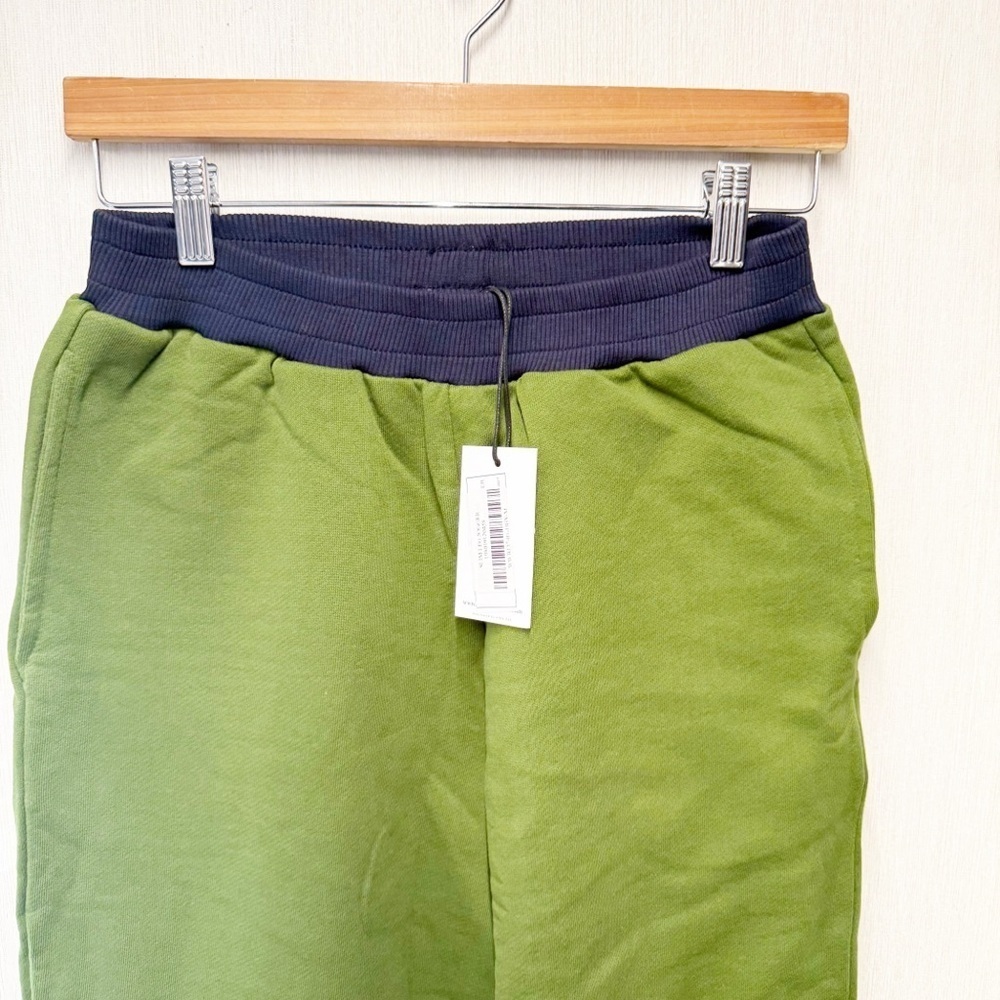 NWT WeWoreWhat Woman's Slim Leg Green Blue Joggers, Size Medium - Picture 3 of 9